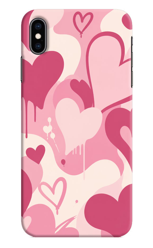 Hearty case iPhone XS Max Hard Case Back Cover by Casekaro