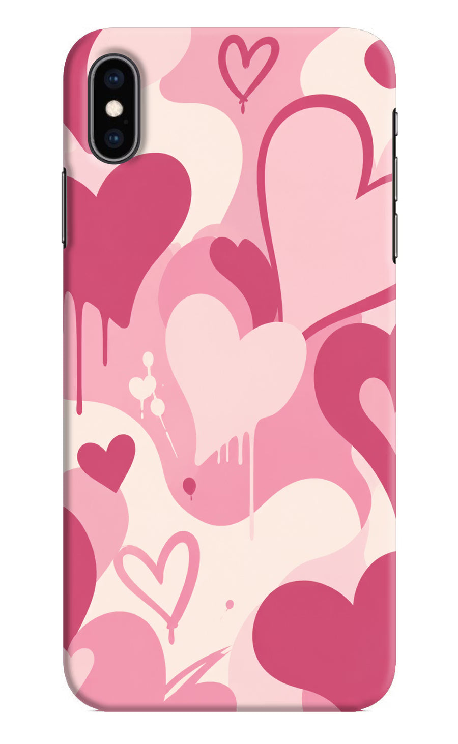 Hearty case iPhone XS Max Back Cover, Hard case