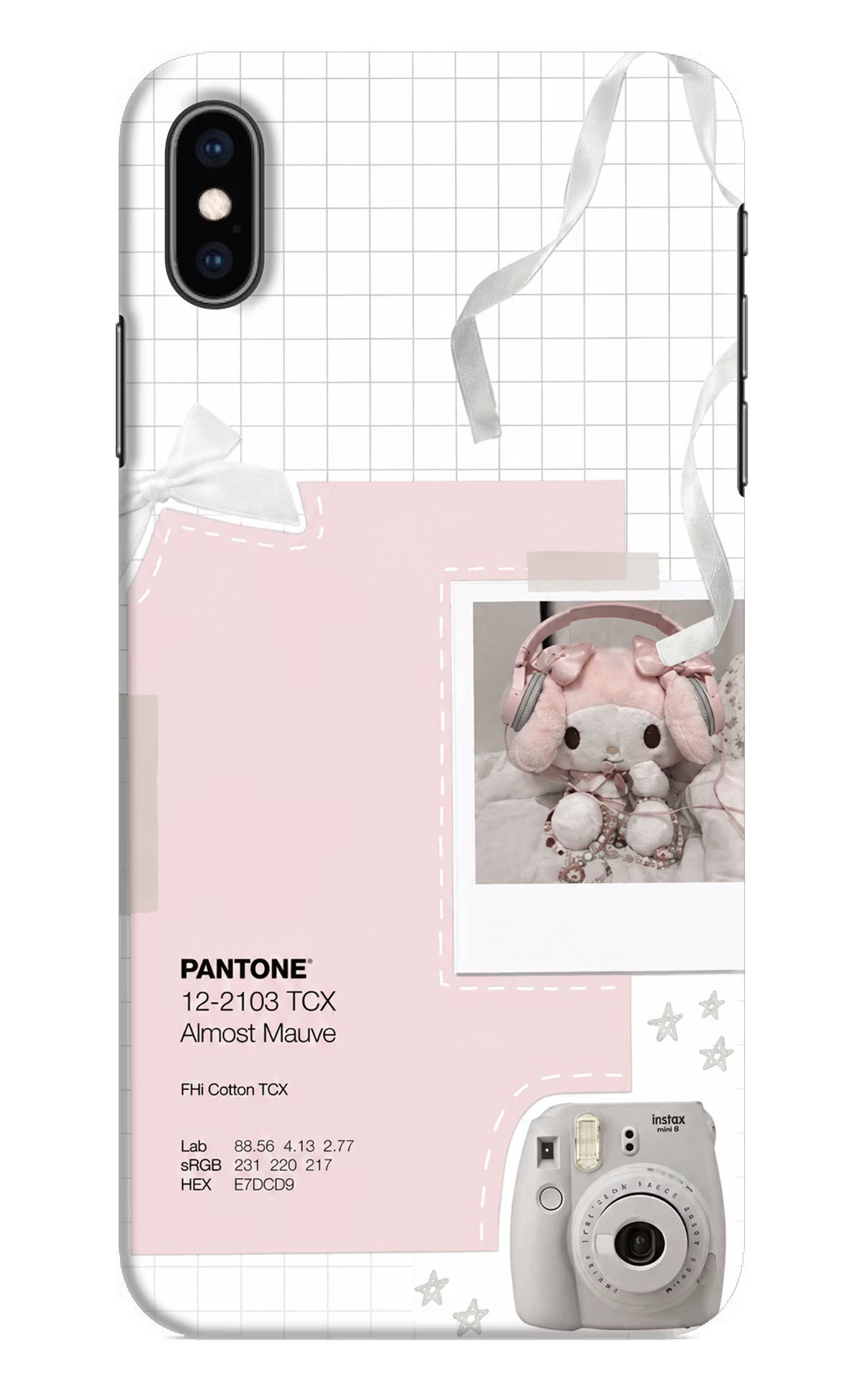 Pantone Asthetic iPhone XS Max Back Cover
