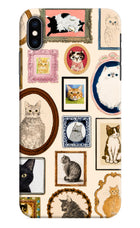 Mirror Cats iPhone XS Max Hard Case Back Cover by Casekaro