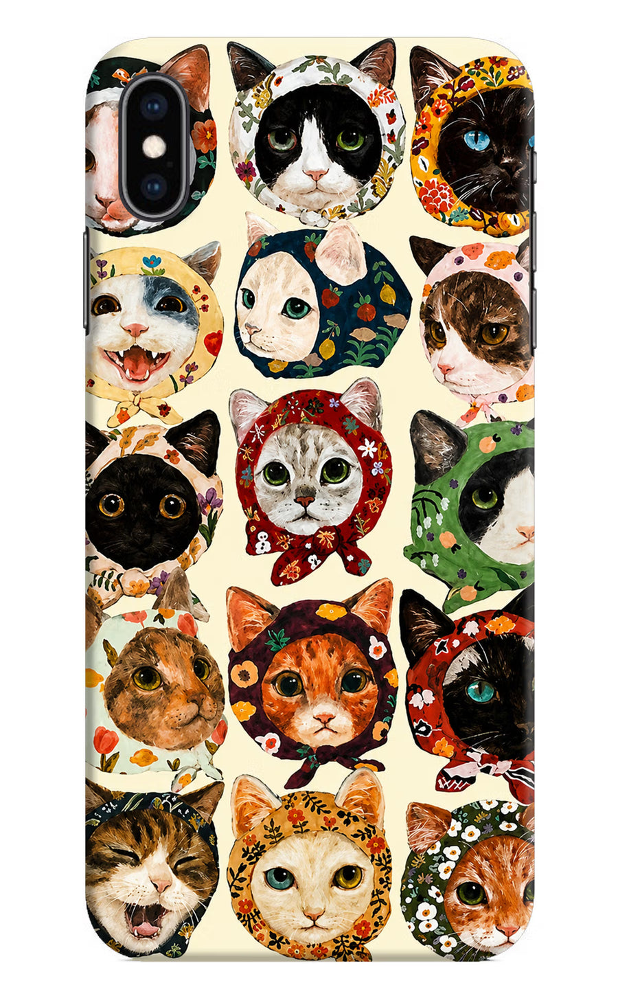 Cool Cat iPhone XS Max Back Cover, Hard case