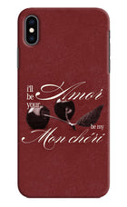 Velvet Cherry iPhone XS Max Hard Case Back Cover by Casekaro