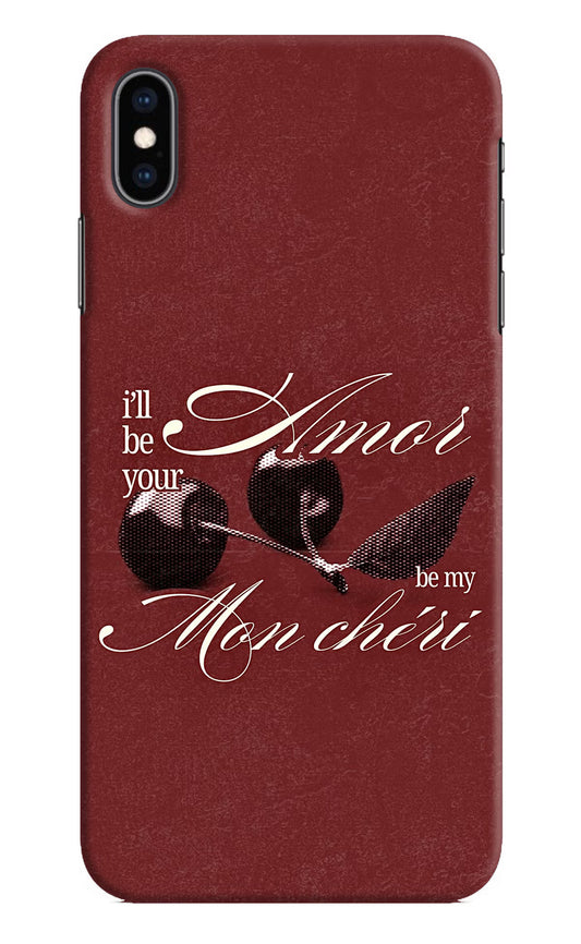 Velvet Cherry iPhone XS Max Back Cover