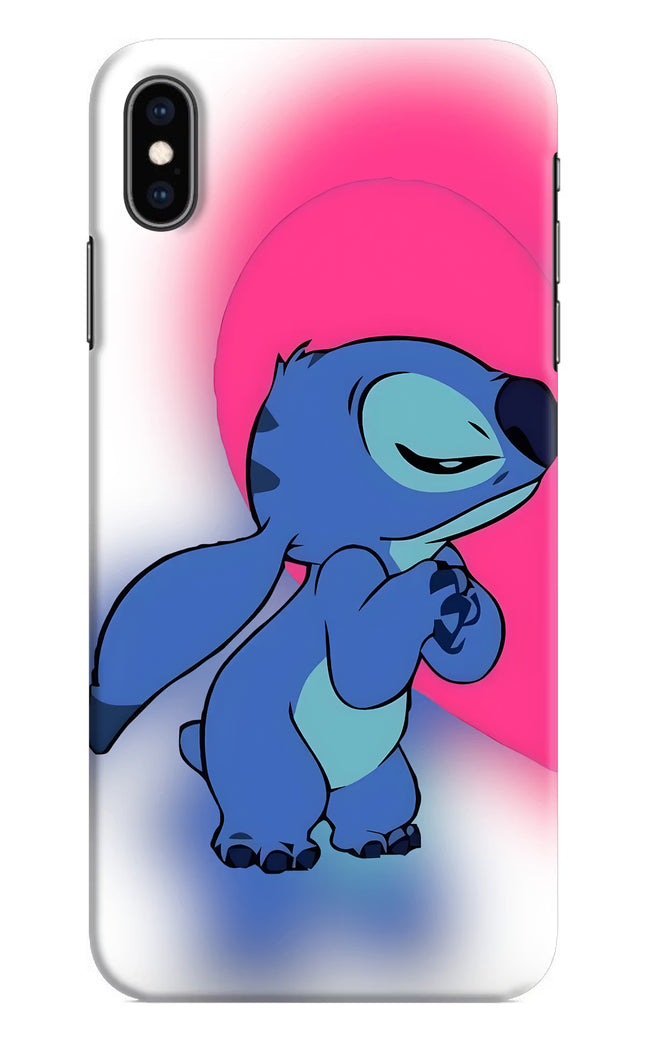 Stitch Hug iPhone XS Max Hard Case Back Cover by Casekaro