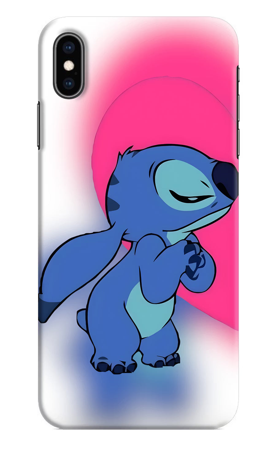 Stitch Hug iPhone XS Max Back Cover, Hard case