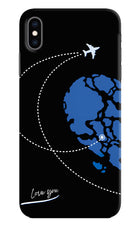 Love Orbit iPhone XS Max Hard Case Back Cover by Casekaro