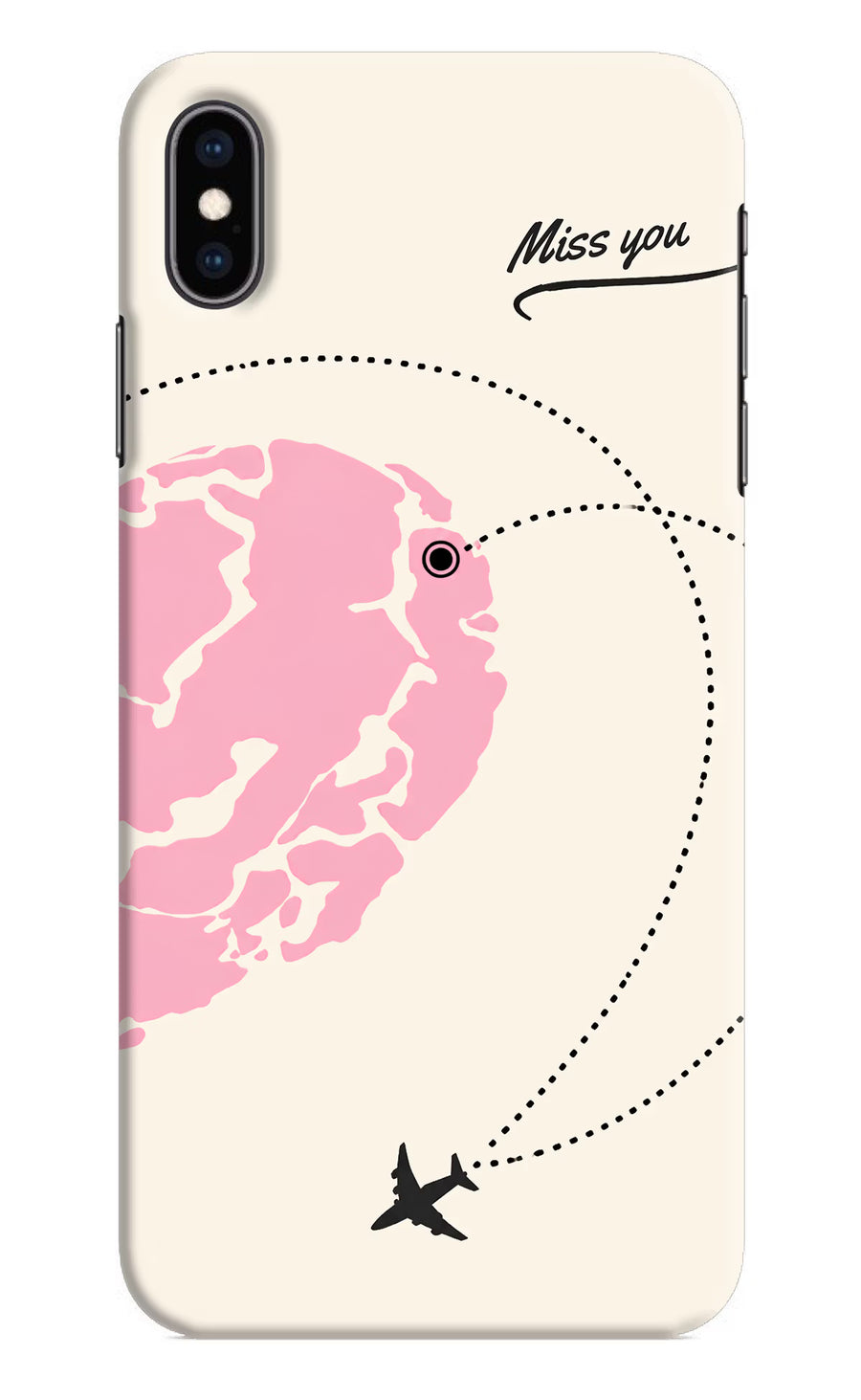 Miss Orbit iPhone XS Max Back Cover, Hard case