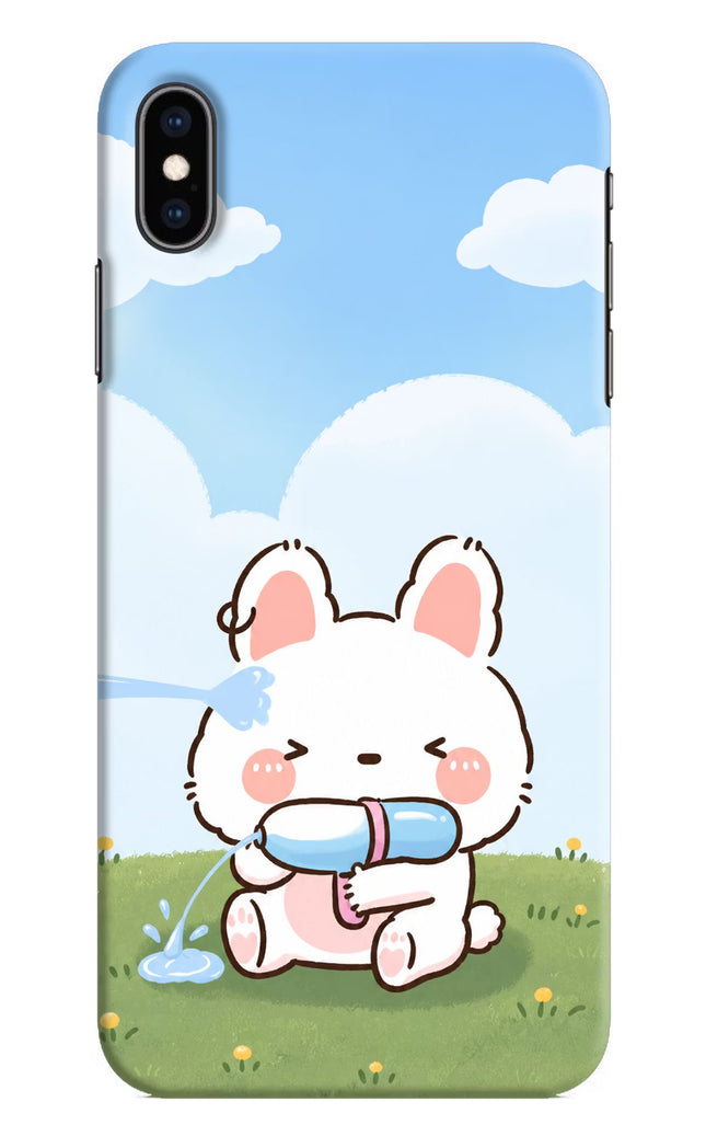 Bunny Treat iPhone XS Max Hard Case Back Cover by Casekaro