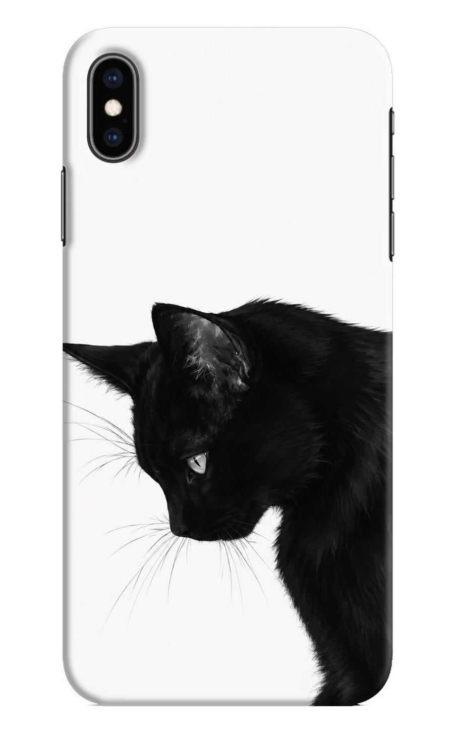 Shadow Gaze iPhone XS Max Back Cover, Hard case