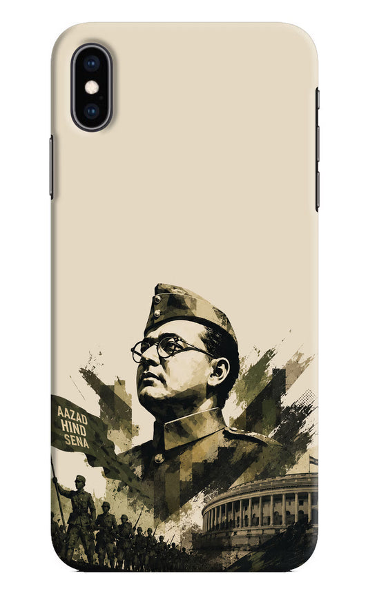 Netaji Rising iPhone XS Max Back Cover