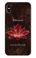 Bloom iPhone XS Max Hard Case Back Cover by Casekaro