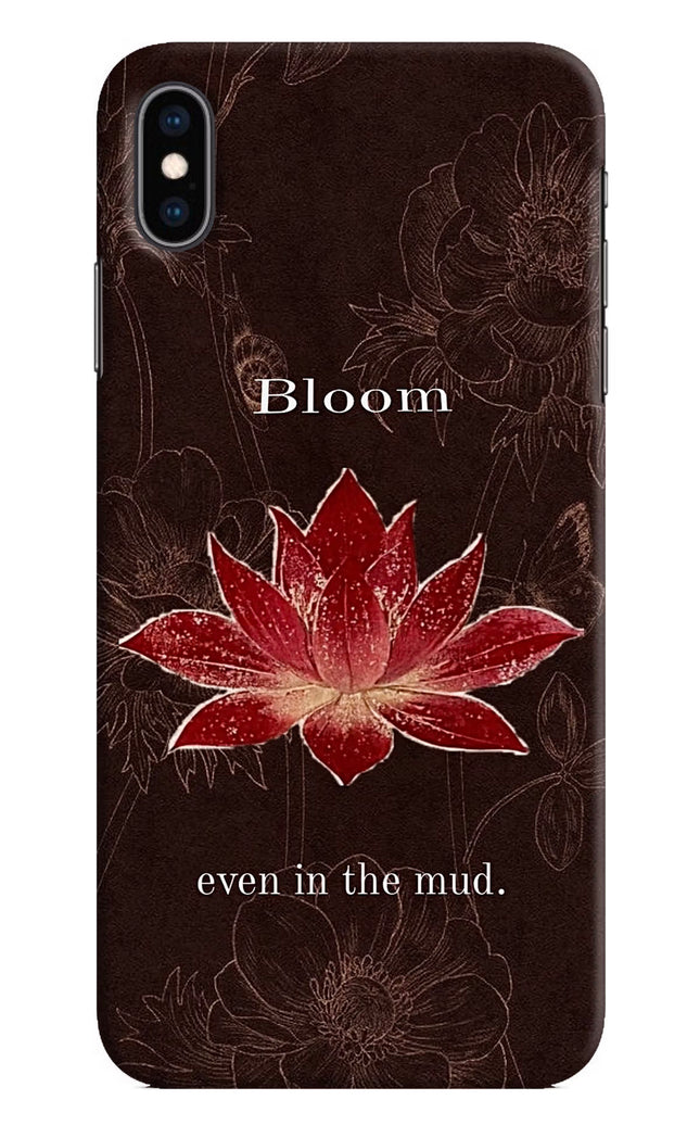 Bloom iPhone XS Max Hard Case Back Cover by Casekaro