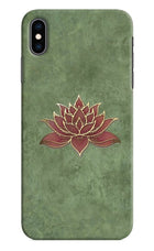 Lotus Grace iPhone XS Max Hard Case Back Cover by Casekaro
