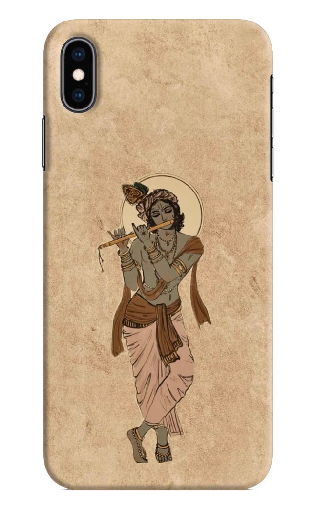 Krishna iPhone XS Max Hard Case Back Cover by Casekaro