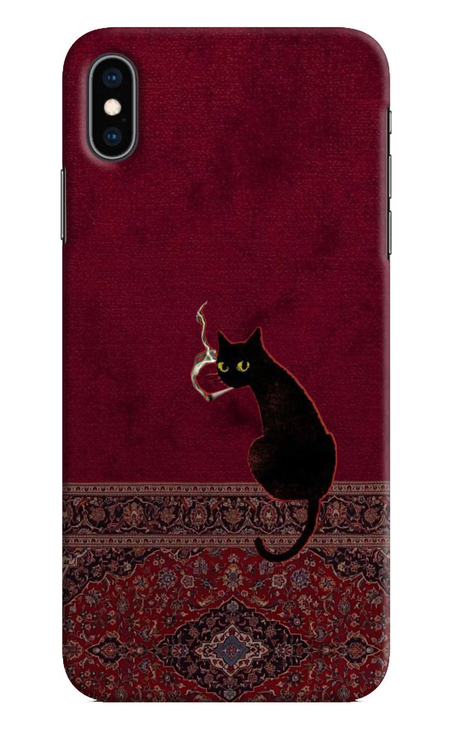 Midnight Cat iPhone XS Max Back Cover, Hard case