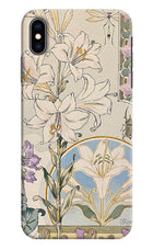 White Lily iPhone XS Max Hard Case Back Cover by Casekaro