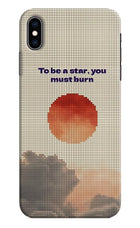 Pixel Sun iPhone XS Max Hard Case Back Cover by Casekaro