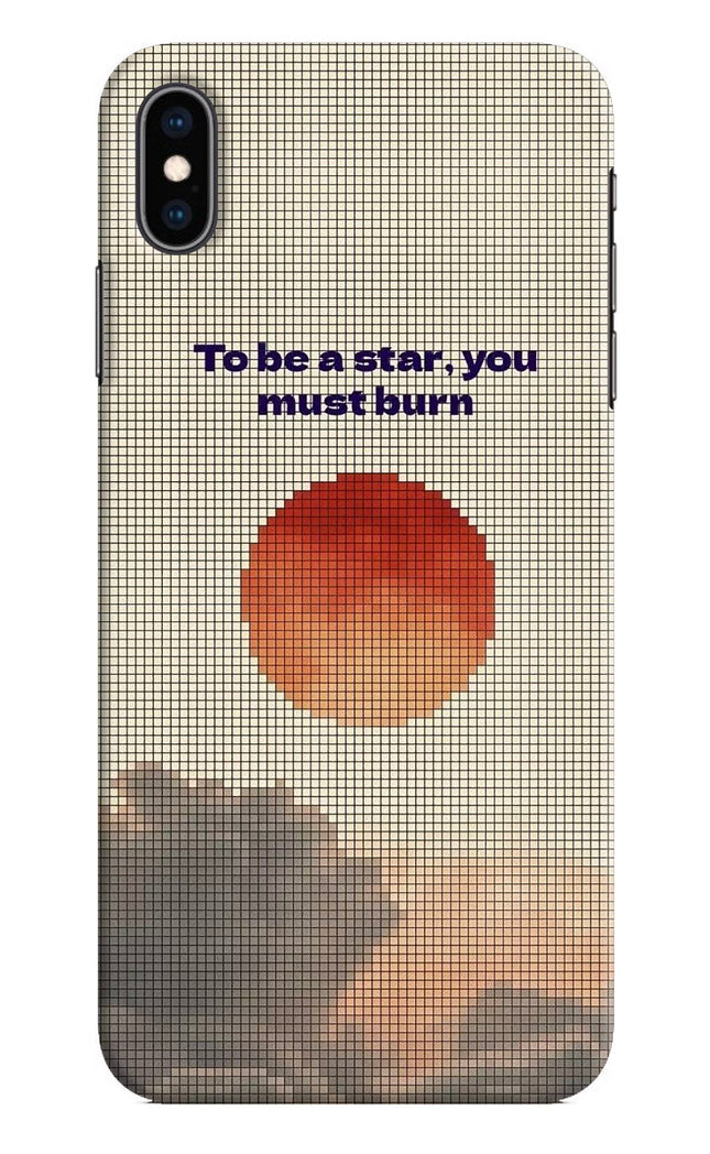 Pixel Sun iPhone XS Max Hard Case Back Cover by Casekaro