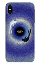 Dark Koi iPhone XS Max Hard Case Back Cover by Casekaro