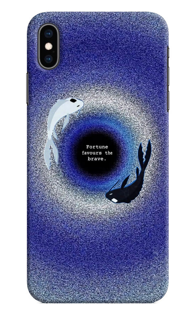 Dark Koi iPhone XS Max Hard Case Back Cover by Casekaro