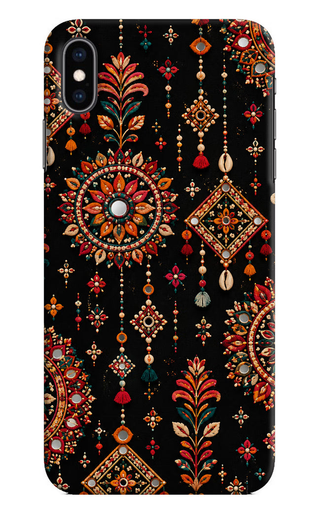 Boho Noir iPhone XS Max Hard Case Back Cover by Casekaro
