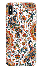 White Mayura iPhone XS Max Hard Case Back Cover by Casekaro