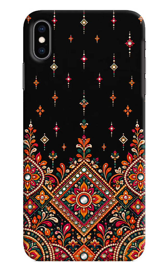 Noir Mehfil iPhone XS Max Hard Case Back Cover by Casekaro
