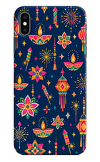 Festive Pop iPhone XS Max Hard Case Back Cover by Casekaro