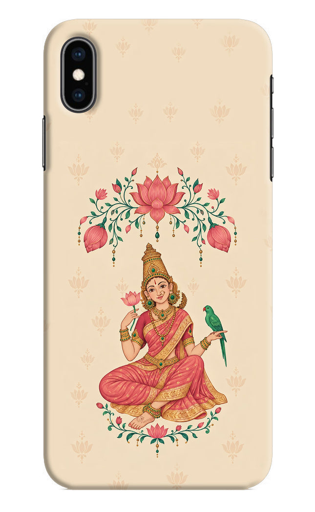 Goddess Lakshmi iPhone XS Max Hard Case Back Cover by Casekaro