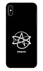 Atheist Symbol iPhone XS Max Hard Case Back Cover by Casekaro