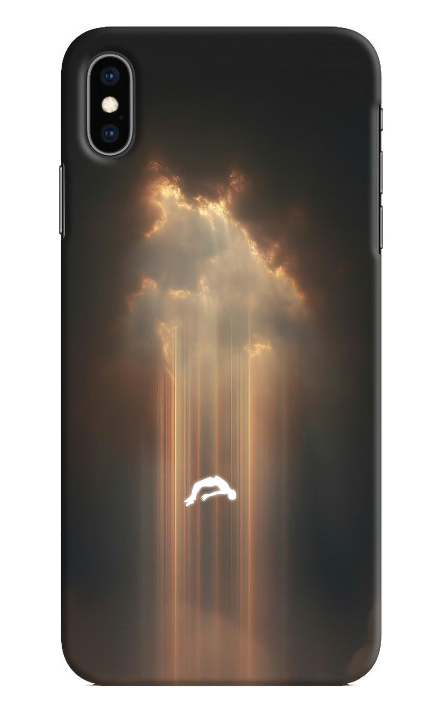Heavenly Beam iPhone XS Max Back Cover, Hard case