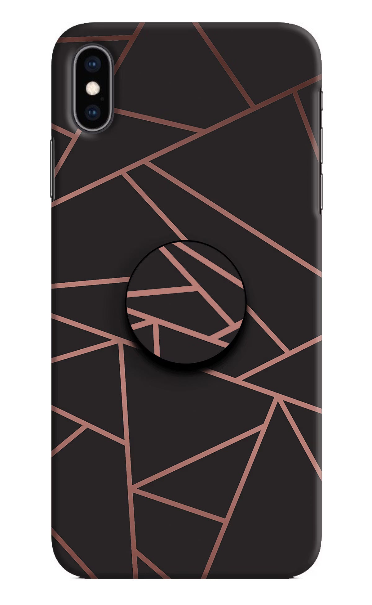 Geometric Pattern iPhone XS Max Pop Case by Casekaro