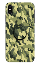 Camouflage iPhone XS Max Pop Case by Casekaro