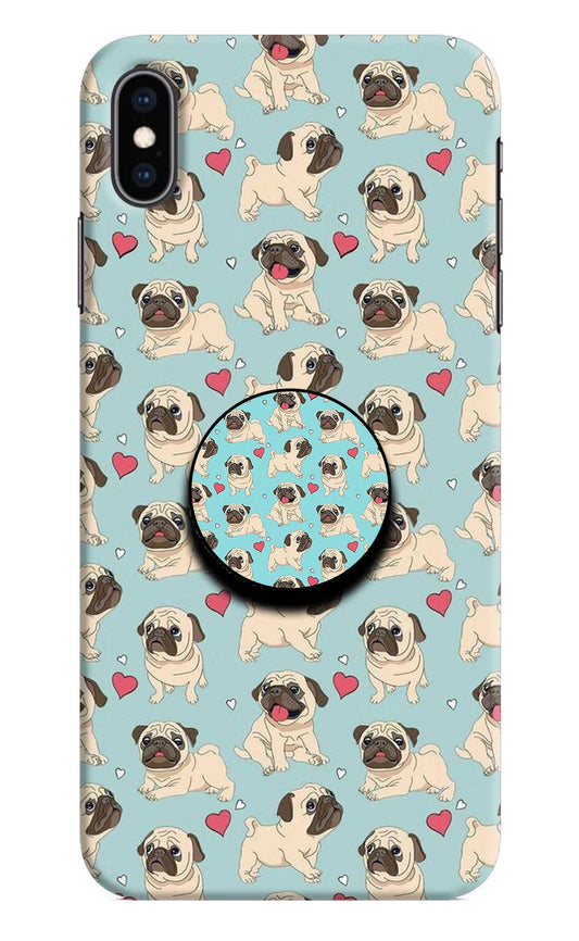 Pug Dog iPhone XS Max Pop Case by Casekaro