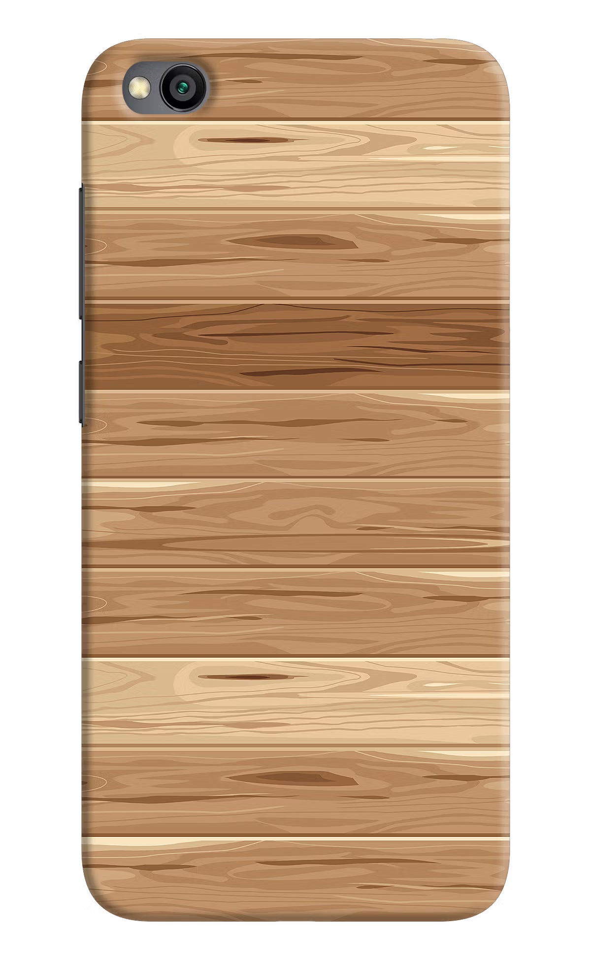 Wooden Vector Redmi Go Hard Case Back Cover by Casekaro