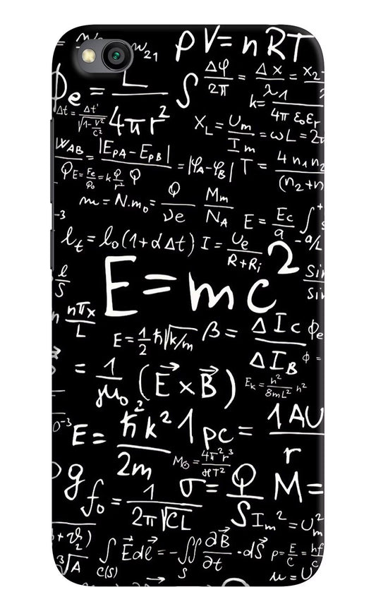 Physics Formula Redmi Go Hard Case Back Cover by Casekaro