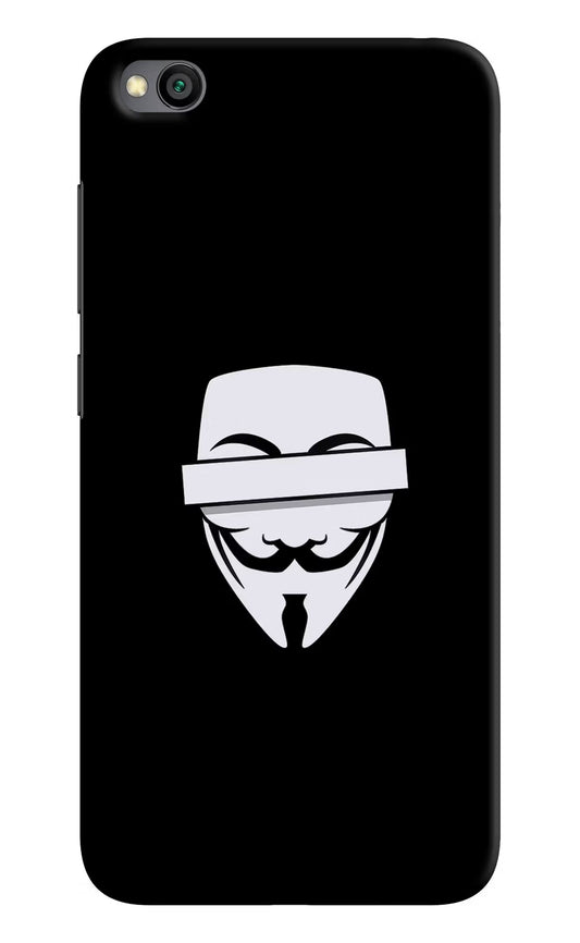 Anonymous Face Redmi Go Hard Case Back Cover by Casekaro