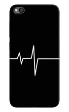 Heart Beats Redmi Go Hard Case Back Cover by Casekaro