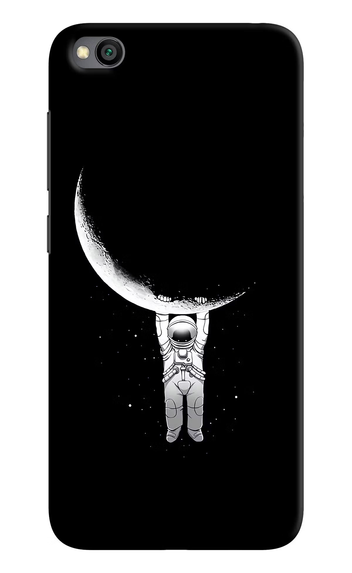 Moon Space Redmi Go Hard Case Back Cover by Casekaro