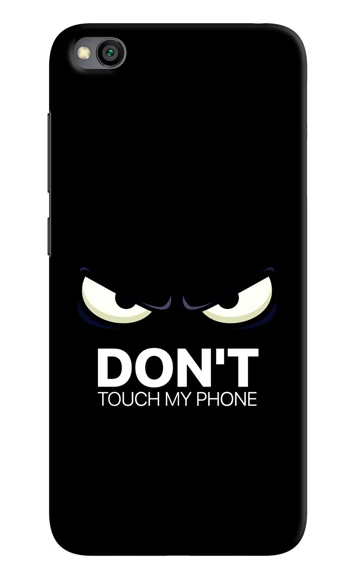 Don'T Touch My Phone Redmi Go Hard Case Back Cover by Casekaro