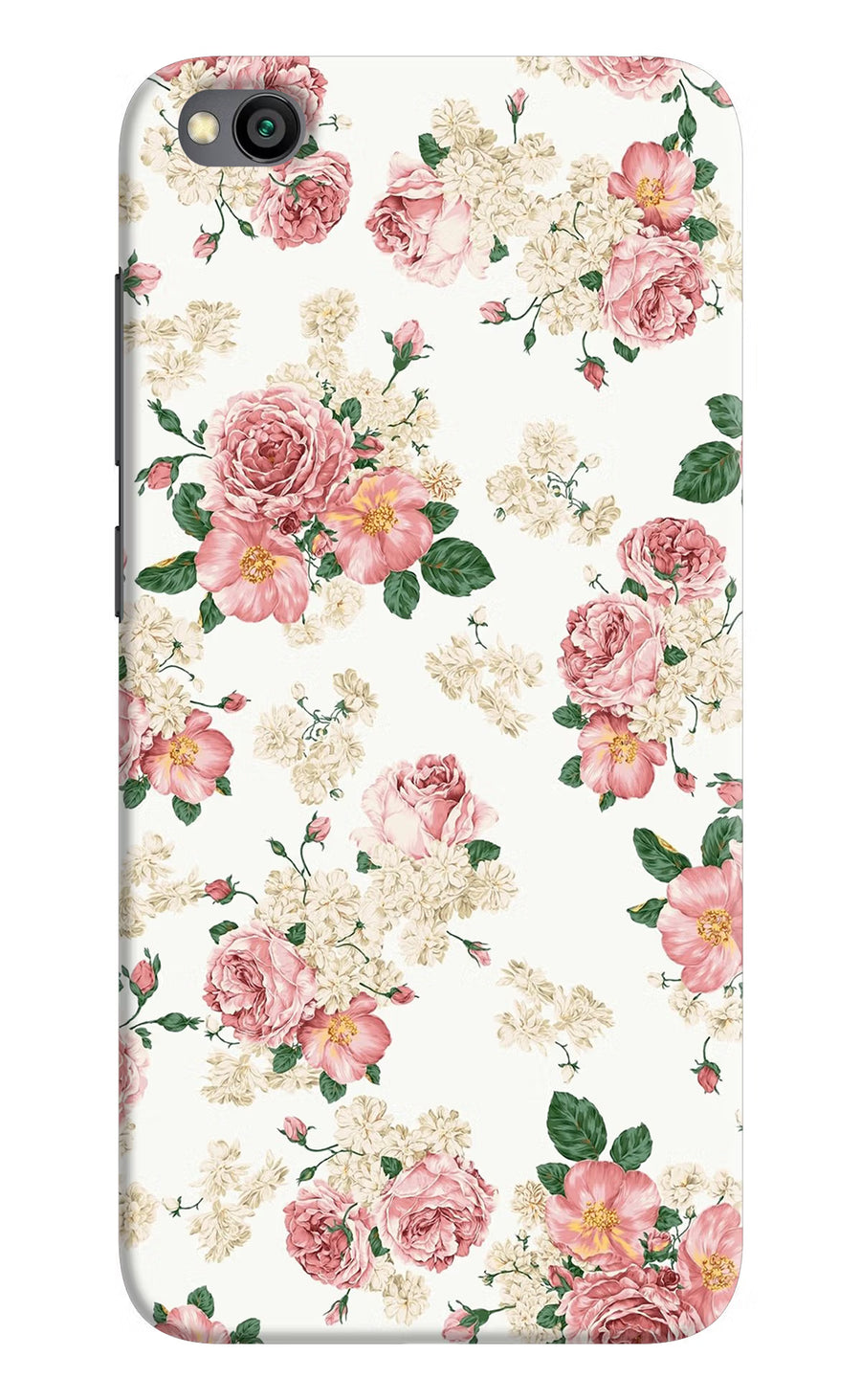 Flowers Redmi Go Back Cover, Hard case