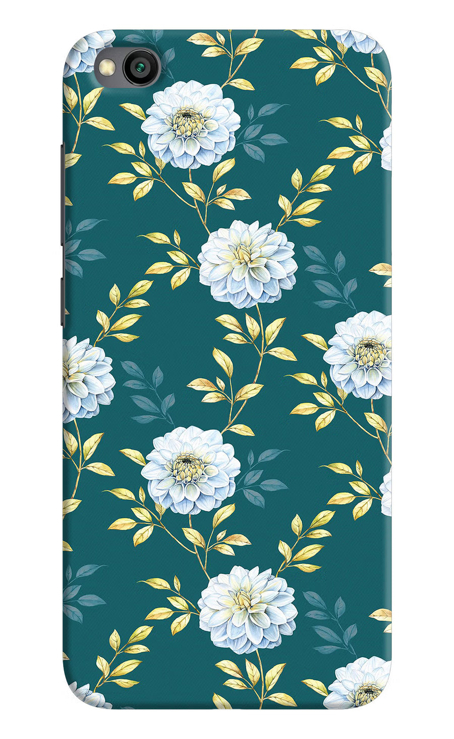 Flowers Redmi Go Back Cover, Hard case