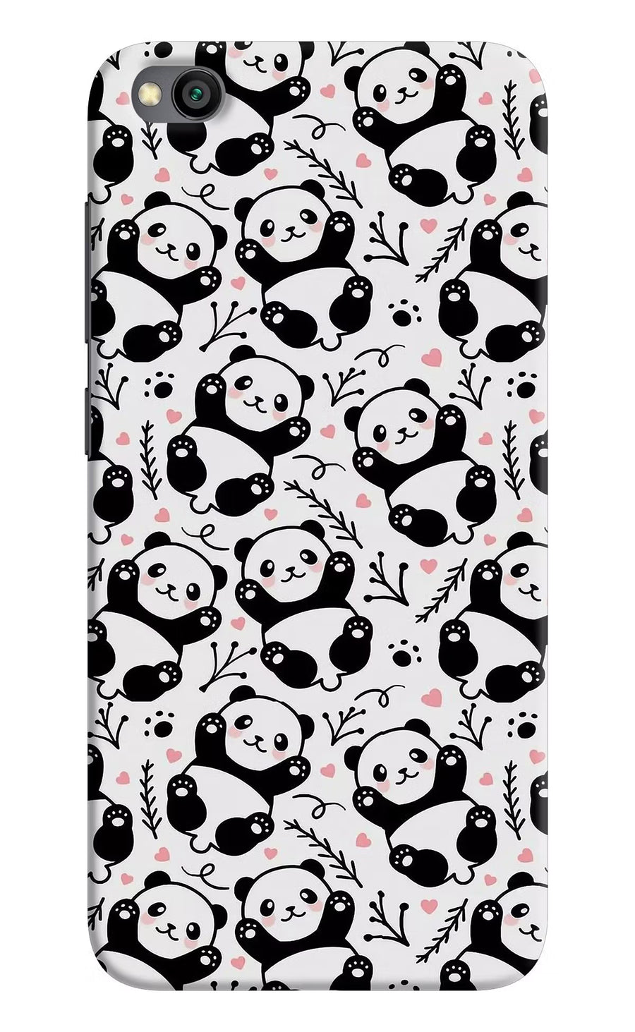 Cute Panda Redmi Go Back Cover, Hard case