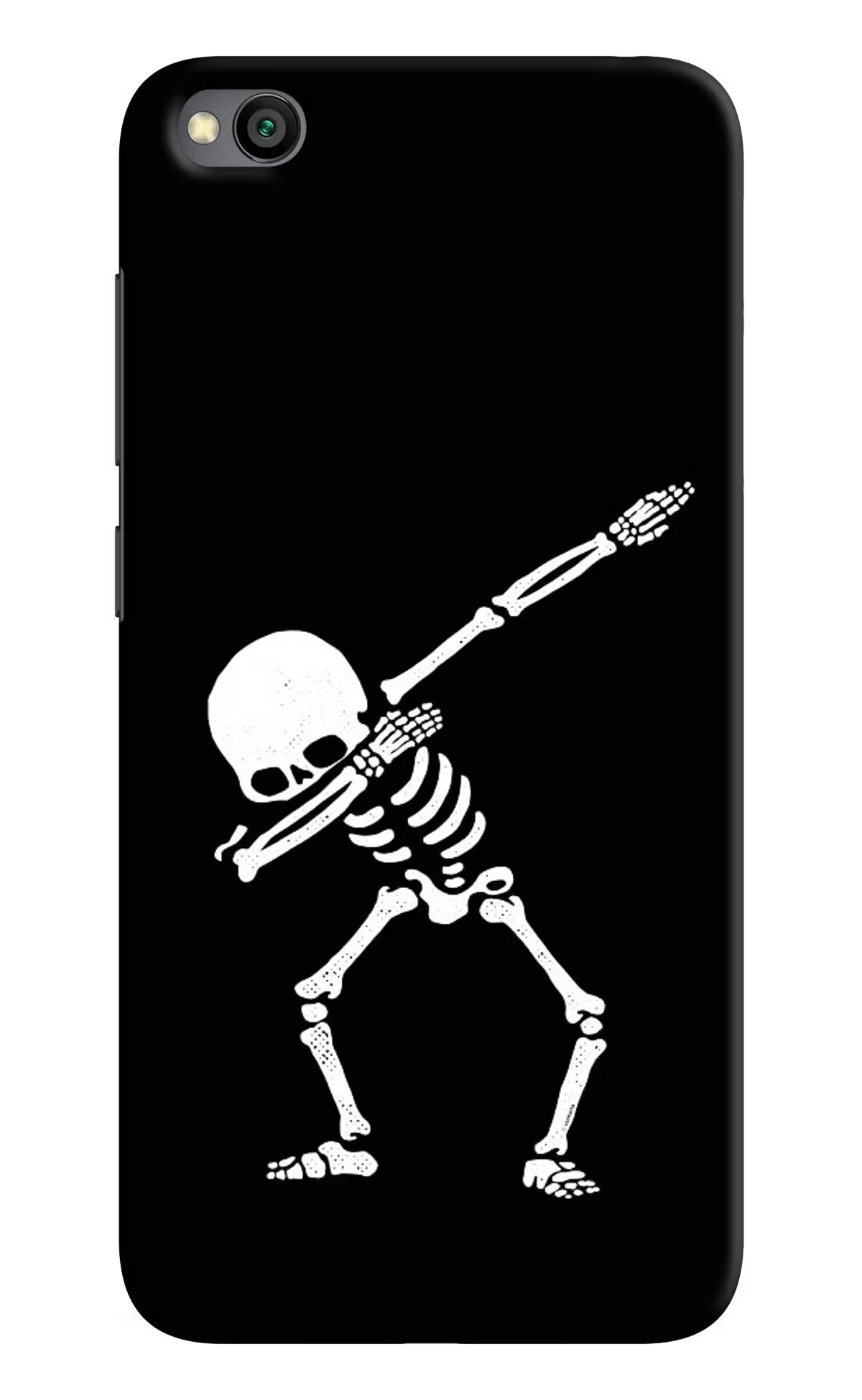 Dabbing Skeleton Art Redmi Go Hard Case Back Cover by Casekaro
