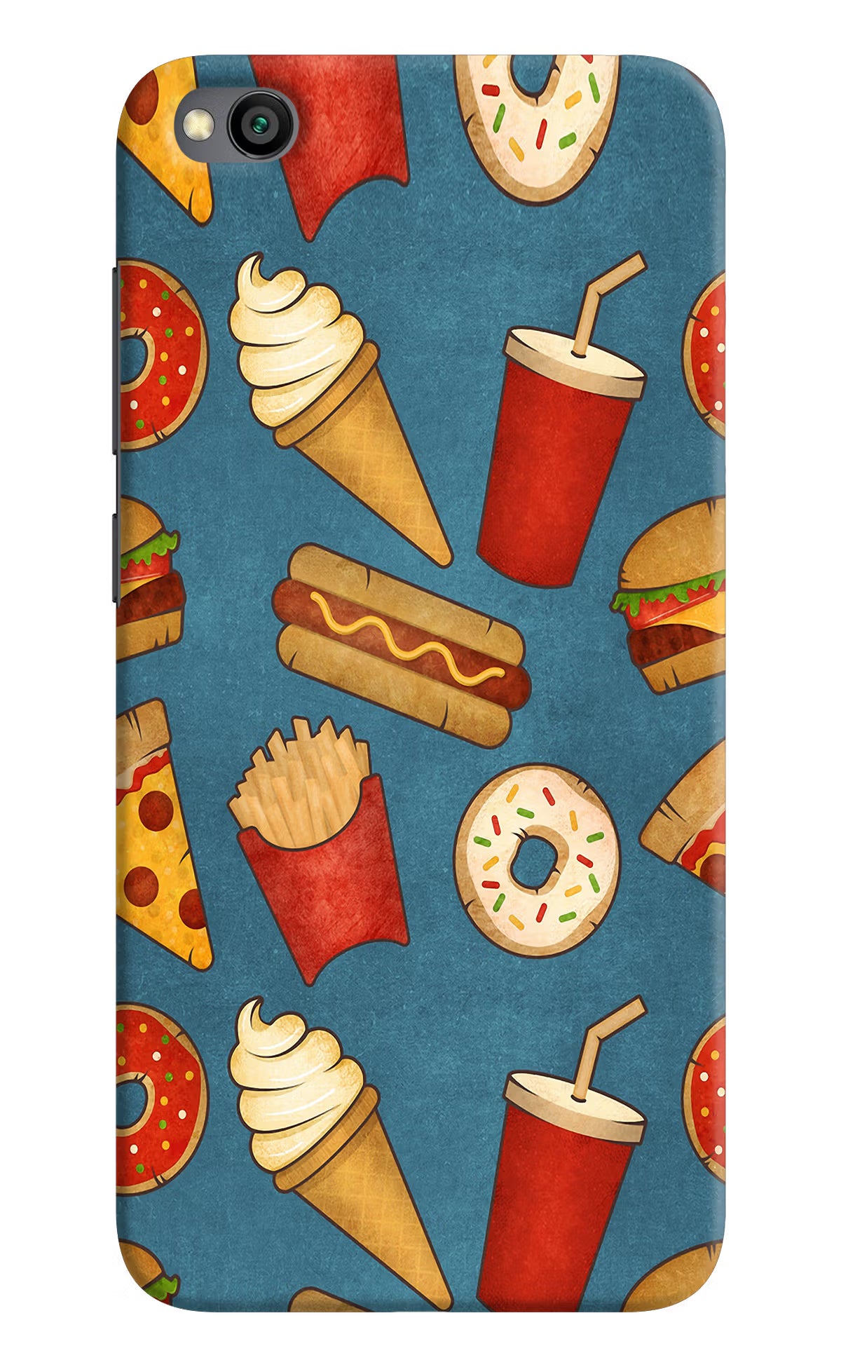 Foodie Redmi Go Hard Case Back Cover by Casekaro
