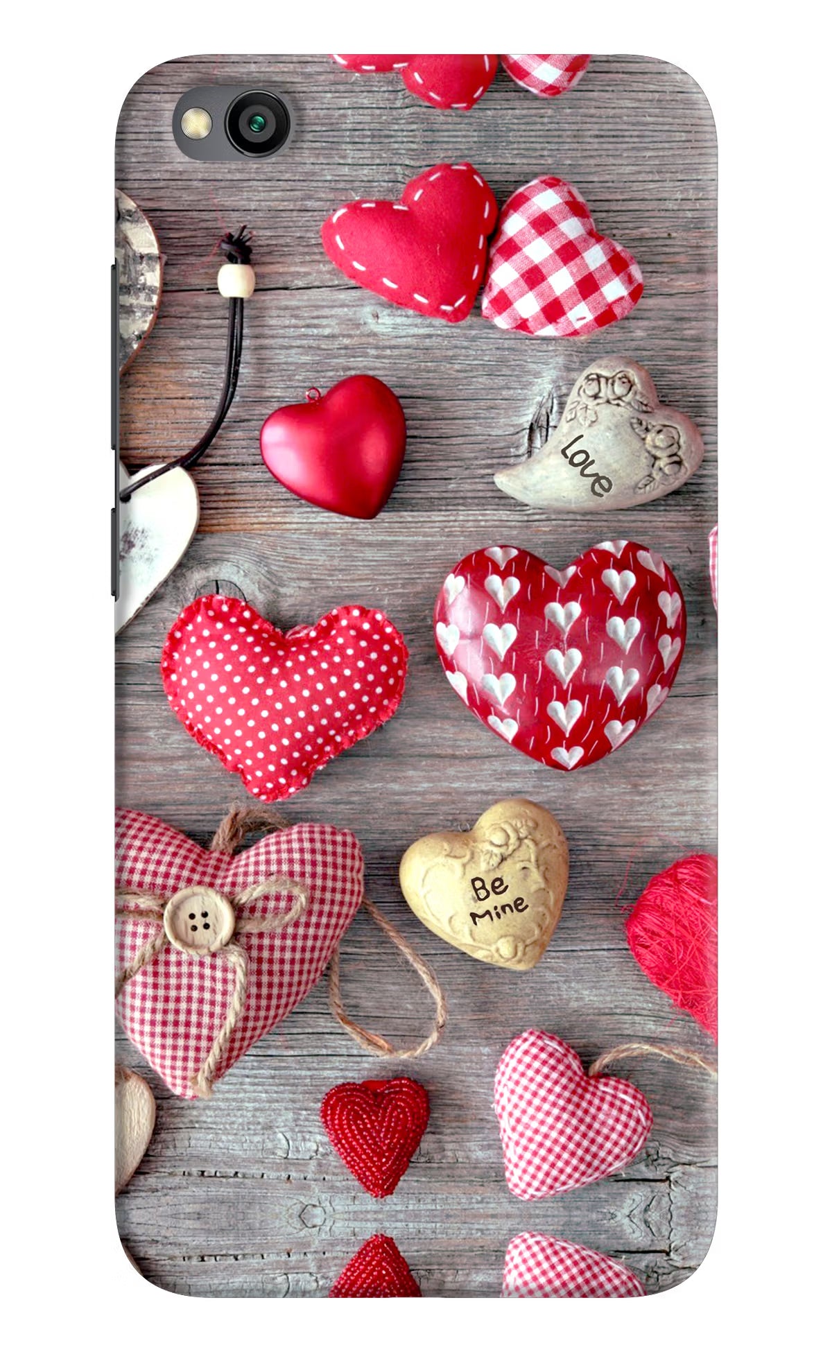 Love Wallpaper Redmi Go Hard Case Back Cover by Casekaro