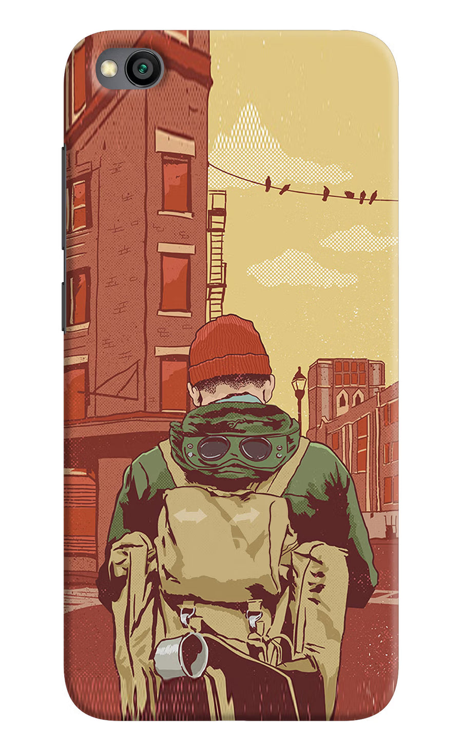 Adventurous Redmi Go Back Cover, Hard case
