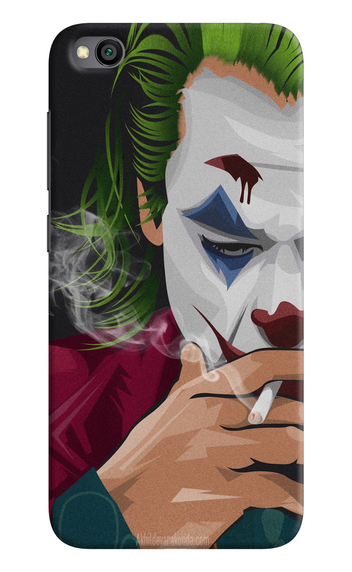 Joker Smoking Redmi Go Hard Case Back Cover by Casekaro