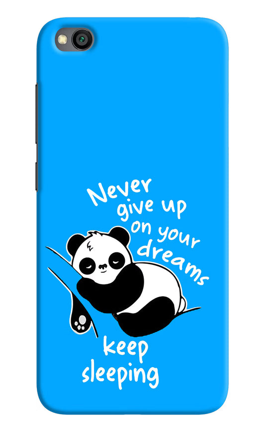 Keep Sleeping Redmi Go Hard Case Back Cover by Casekaro