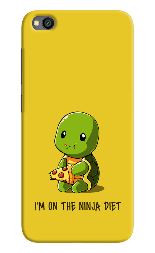 I'm on Ninja Diet Redmi Go Hard Case Back Cover by Casekaro